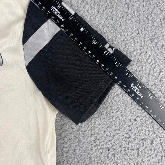 Starter Women's Small White NFL LV Raiders Polyester Short Sleeve Fan Shirt - Picture 8 of 9